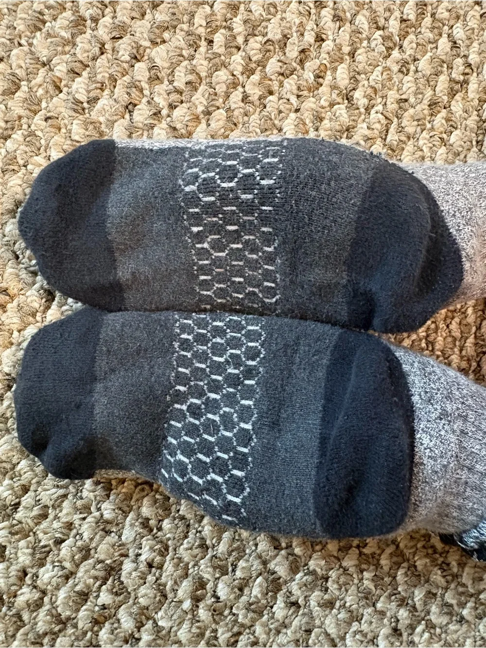 Performance Crew Socks - Black, Gray & White - Bombas - child size